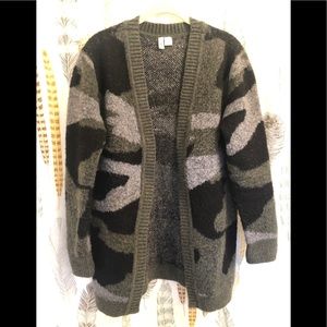 Anthropologie/Moth Camouflage Cardigan
